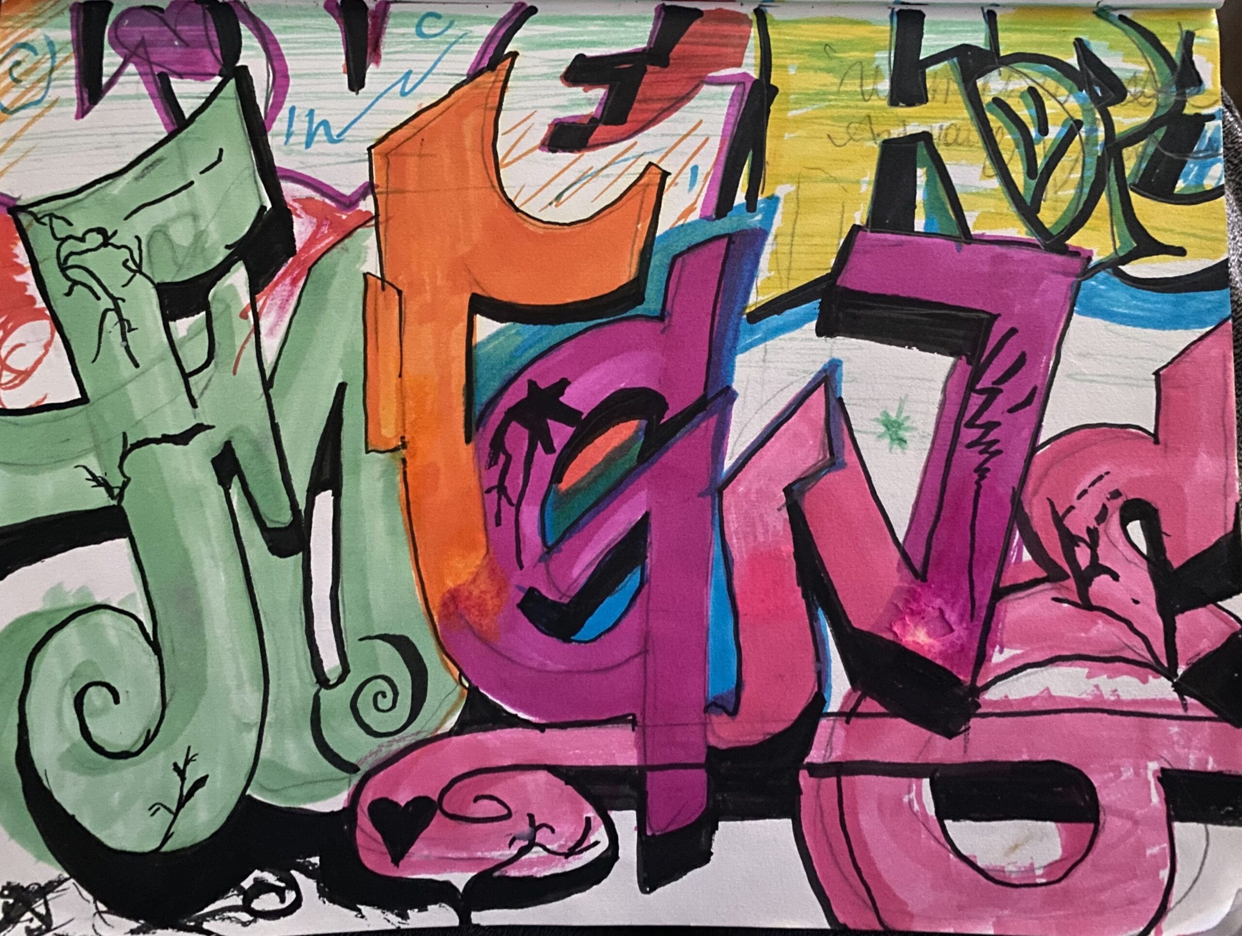 Graffiti work by Luis Hernandez